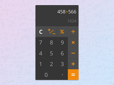 Calculator - Daily UI #004 app app concept calculate calculation calculator dailyui dailyui 004 design