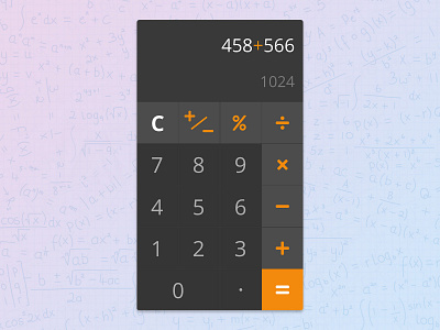 Calculator - Daily UI #004