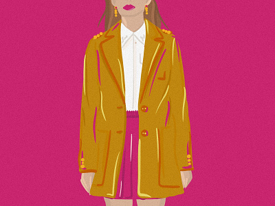 Fashion illustration #12 editorial editorial illustration fashion fashion design fashion illustration girl character girl illustration magazine illustration procreate women in illustration