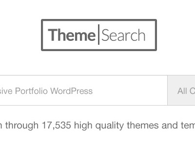 Theme-Search Landing Page Layout