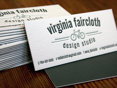 Personal Business Cards | Letterpress business card letterpress logo