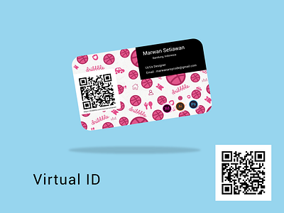 Virtual ID - by Marwan Setiawan design id card identity mobile app ui design virtual card