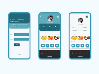Payment app glowing illustrations mobile app payment uiuxdesign