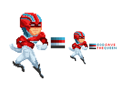 Capt. Britxels marvel pixel art