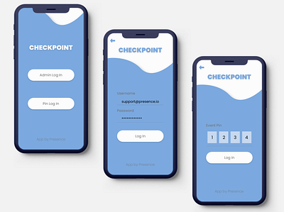 Checkpoint App Redesign app design minimal ui