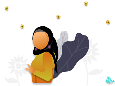 Flower Fairy app art branding design icon illustration illustrator ui web website