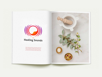 Healing Sounds Logo sound healing sound therapy logo sounds logo
