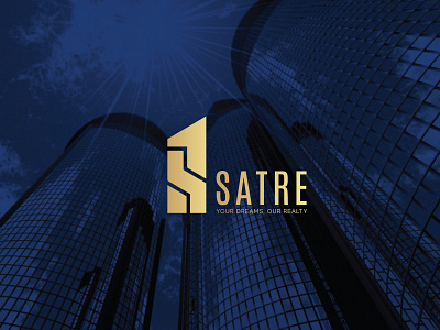 Satre Logo combination mark construction no.1 logo real estate real estate logo