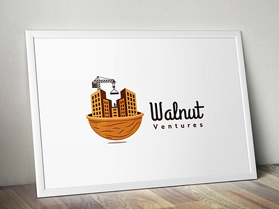 Walnut Ventures real estate logo walnut logo walnut shell