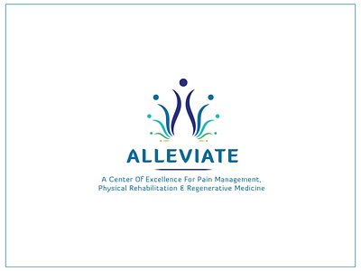 Alleviate Logo alleviate care health medical logo pain