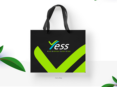 Yess Superstore Logo groceries logo supermarket tick mark logo y logo