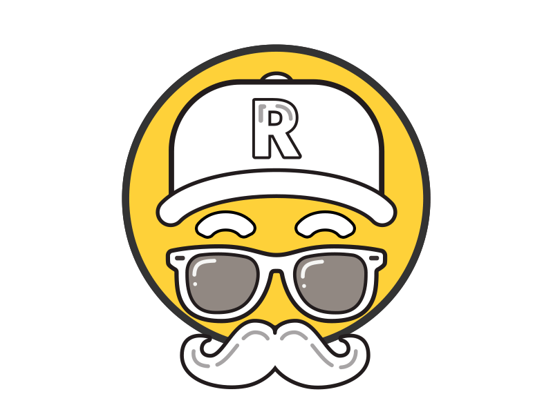 (° ͜ʖ °) gif hipster illustration instagram motion mustache ray bans raybans