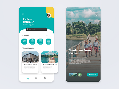 Travel app-Home Screen mobile mobile app design mobile design travel ui