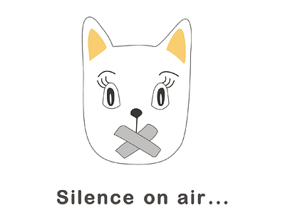 silence on air design vector