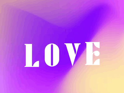 Love / Hate graphic design motion design typography