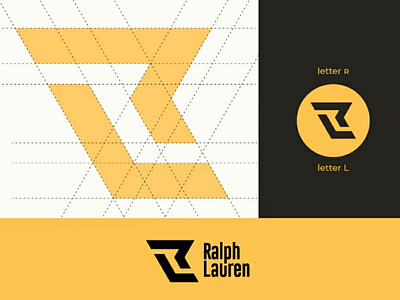 RalphLauren Logo Grid brand design identity logo logo type mark monogram personal
