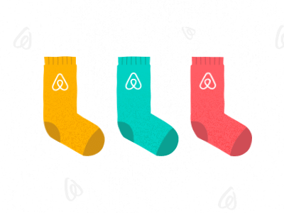 Airbnb Socks airbnb animation socks