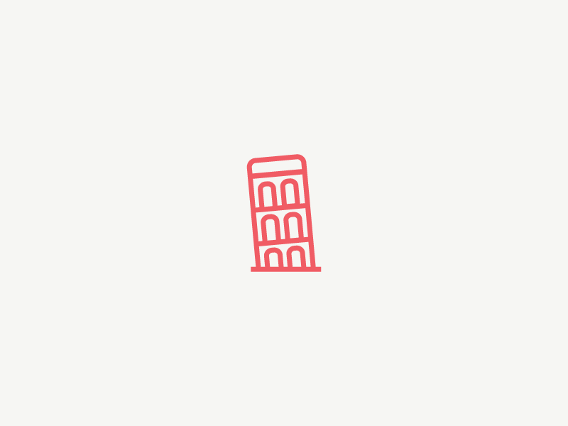 Airbnb - Landmark Loading Icons airbnb animation buildings gif icon illustration landmark loading travel