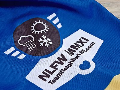 Left sleeve, cycling jersey badge cycling helvetica icons jersey