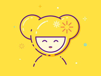Doll Icon icon yellow