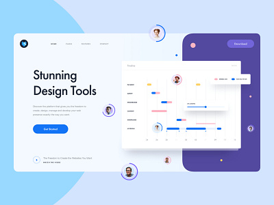 Freebie | Design Tool Landing Page