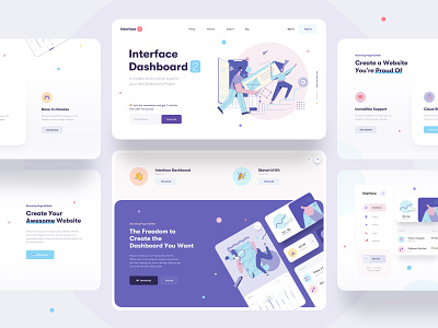 Interface Dashboard Builder - Landing Page