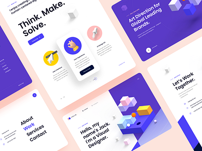 Designer Portfolio Designs Themes Templates And Downloadable Graphic Elements On Dribbble