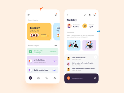 Estaro – Task Management by Tran Mau Tri Tam on Dribbble