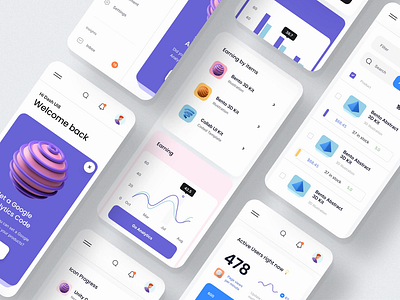 Mobile Dashboard Designs Themes Templates And Downloadable Graphic Elements On Dribbble