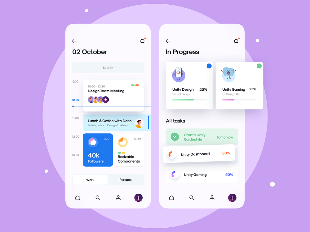 Estaro v.2 – Task Management – Animation by Tran Mau Tri Tam for UI8 on ...