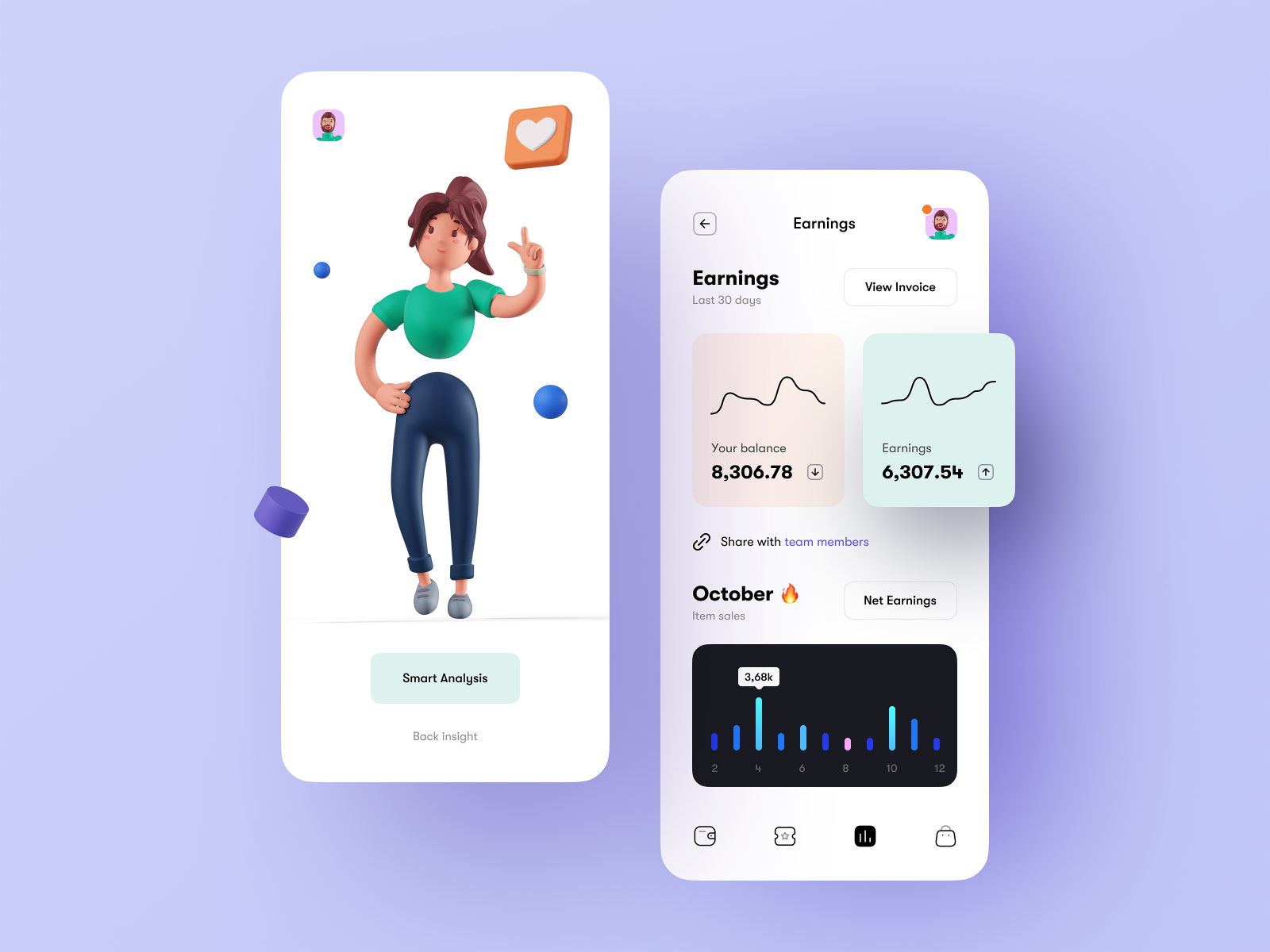 Blood pressure monitor app by Kuba Zelichowski on Dribbble