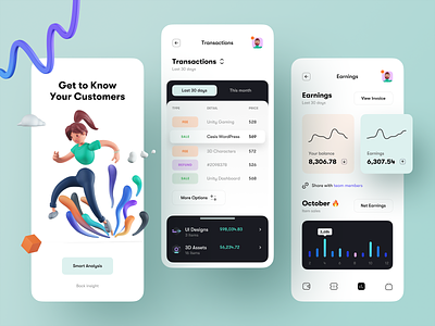 Analytics – Mobile App 3d 3d character analytic c4d character design chart clean clean ui graphic design minimal minimal ui mobile mobile app sale simple ui ui ui design user interface ux ux design