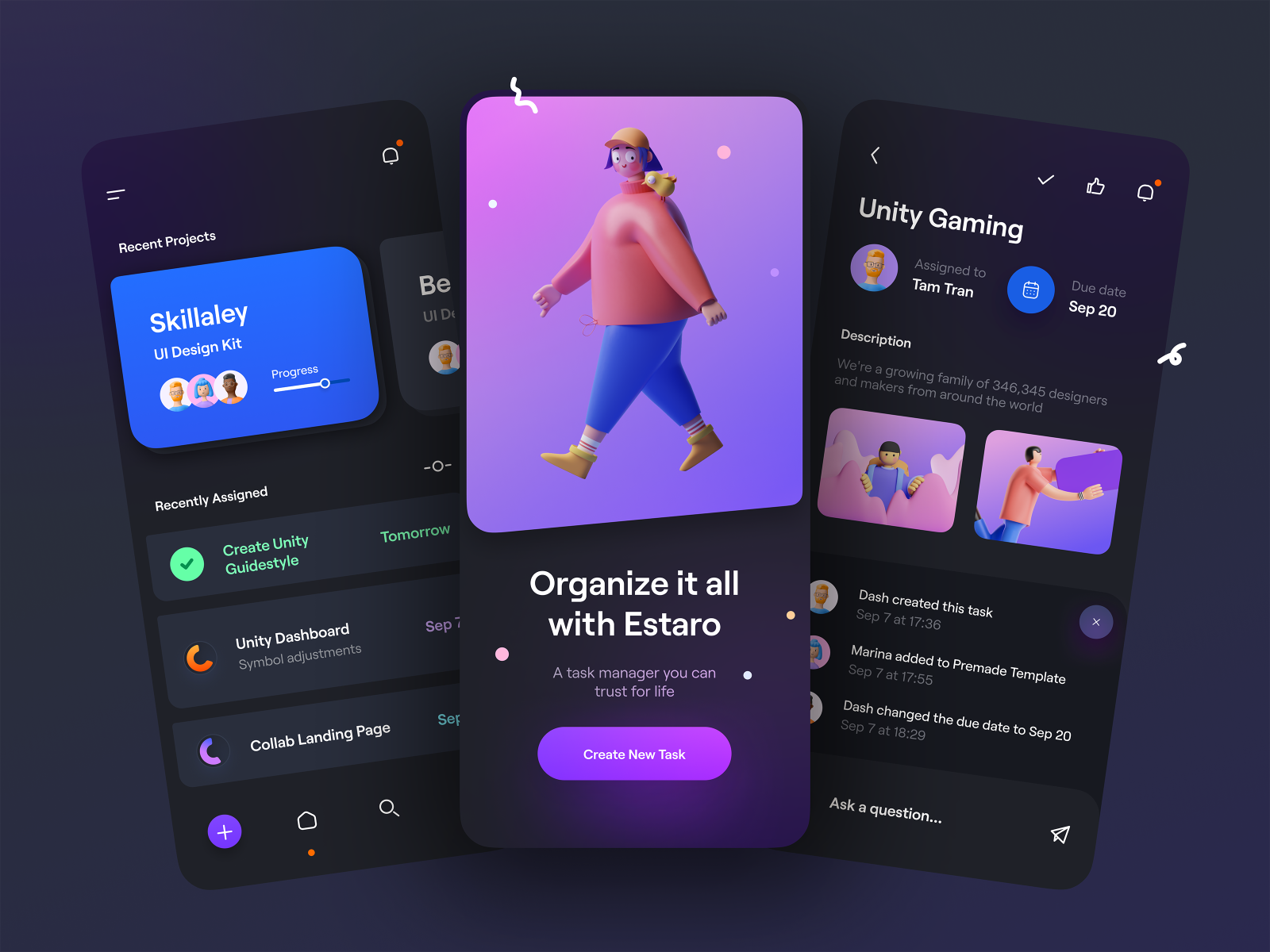 Download iPhone 12 - Dark Mockup for Estaro App by Tran Mau Tri Tam for UI8 on Dribbble