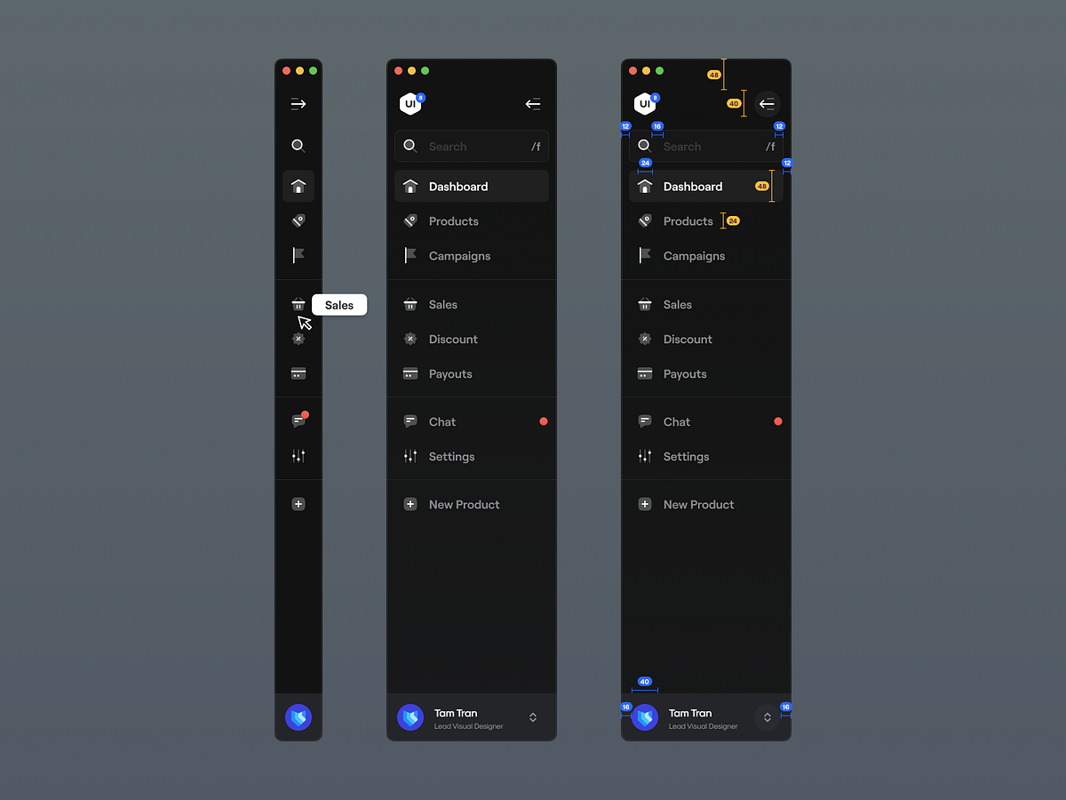 The Best Dark Theme Of 2020 By Tran Mau Tri Tam For Ui8 On Dribbble