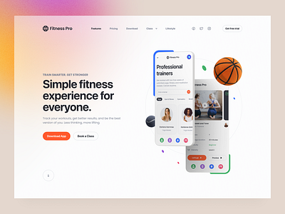 Fitness Pro: Website UI Kit