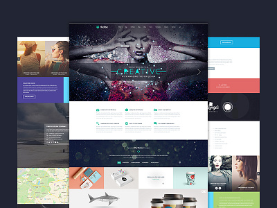 Thefox Creative Version creative psd psd template thefox