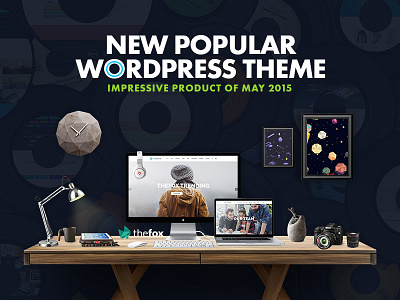 New Most Popular Wordpress Theme of 2015 business portfolio responsive retina thefox theme top theme top wordpress woocommerce wordpress wordpress theme wp