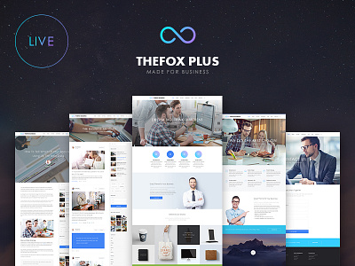 Thefox Business WordPress Theme business css3 design elegant html5 parallax responsive retina template thefox business thefox wordpress theme