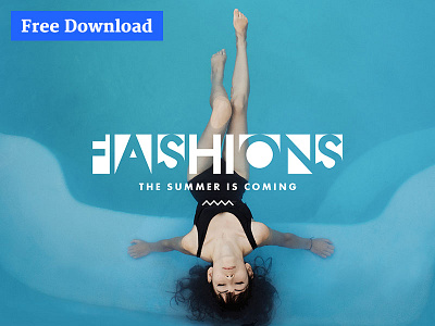 Free PSD Template / TheFox Special Version blue clean download psd fashion free download landing page photoshop psd template thefox psd free