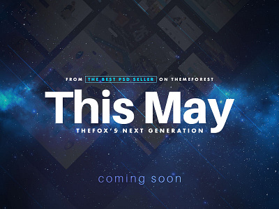 The New PSD of 2016 is Coming adobe photoshop coming envato may photoshop promo psd psd template themeforest themeforest psd