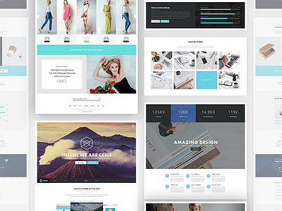 Cesis | Ultimate Multi-Purpose PSD Template by Tran Mau Tri Tam on Dribbble