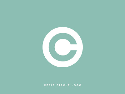 Cesis Circle Logo cesis cesis psd circle green logo logo design modern psd template round logo simple logo