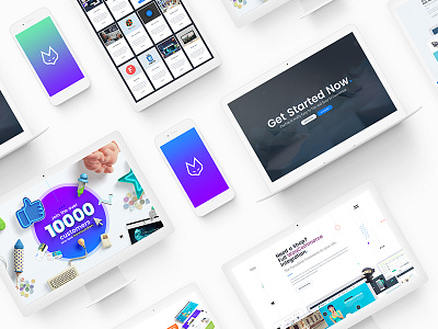 TheFox Landing Page Presentation on Behance