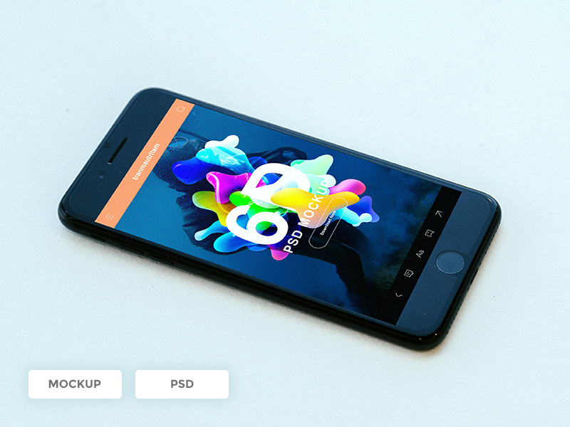 [WIP] 6D - iPhone 7 PSD Mockup (Preview) by Tran Mau Tri Tam on Dribbble