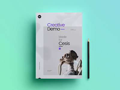 Cesis Creative Cover agency artist behance creative creativity designer freelancer home page landing page photographer portfolio tranmautritam