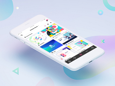 Dribbble's iOS App - Redesign application community creative dribbble inspiration ios mobile app redesign sketch ui design ux design