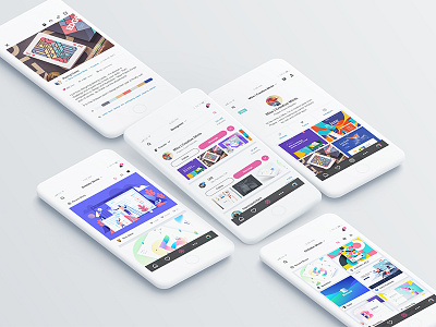 Dribbble's iOS App - Redesign: Behance Presentation