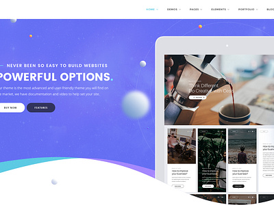 Galaxy Wave Slide #2 for Cesis Theme by Tran Mau Tri Tam on Dribbble