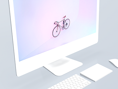 iMac 5k Mockups - White Matte clean free download free mockup free mockups fresh imac 5k imac mockups mockups presentation showcase white white matte