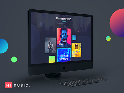 MIMUSIC [W.I.P] #2 album band entertainment freebie music music album psd template singer single template theme website